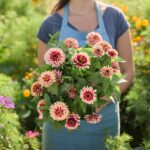 Zinnia Seeds - Swizzle Cherry & Ivory - Image 6